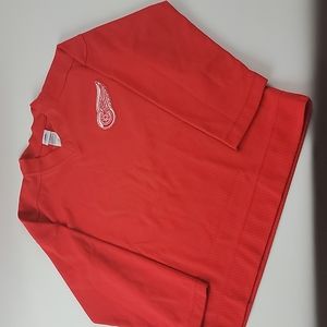 Detroit red wings red long sleeve 8- 10